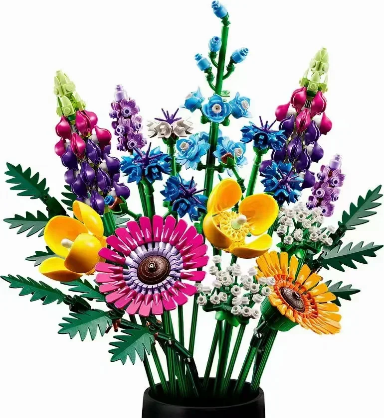 Flower and plant series wildflowers new bouquet DIY building blocks bricks Boys and Girls Valentine's Day Gifts
Flower and plant series wildflowers new bouquet DIY building blocks bricks Boys and Girls Valentine's Day Gifts