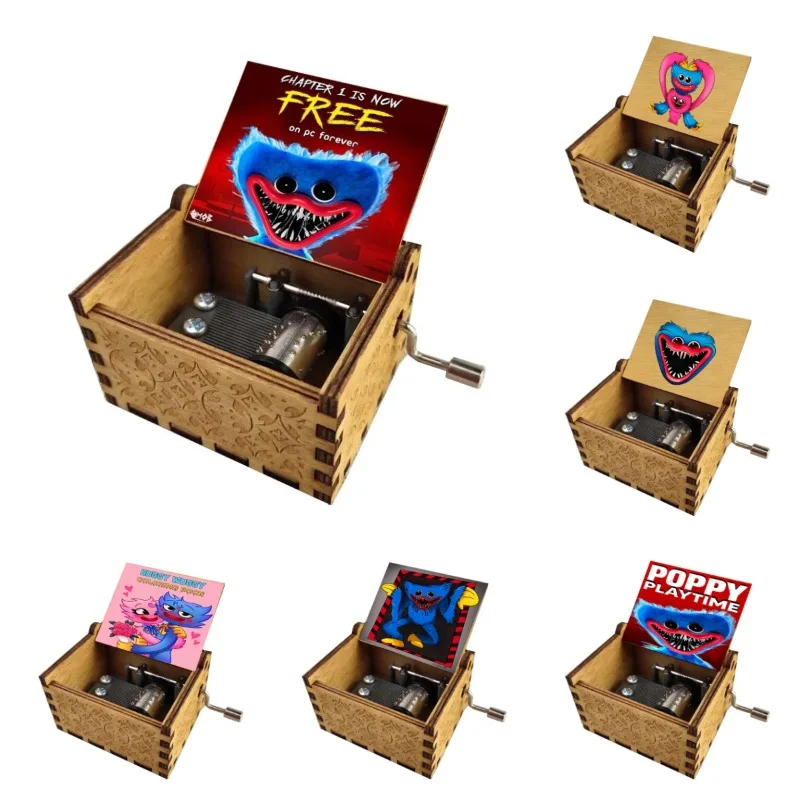Hot Game Poppy Playtimes Series Hand-cranked Music Box Cartoon Character Exquisite Creativity Wooden Music Box Birthday Gift
Hot Game Poppy Playtimes Series Hand-cranked Music Box Cartoon Character Exquisite Creativity Wooden Music Box Birthday Gift