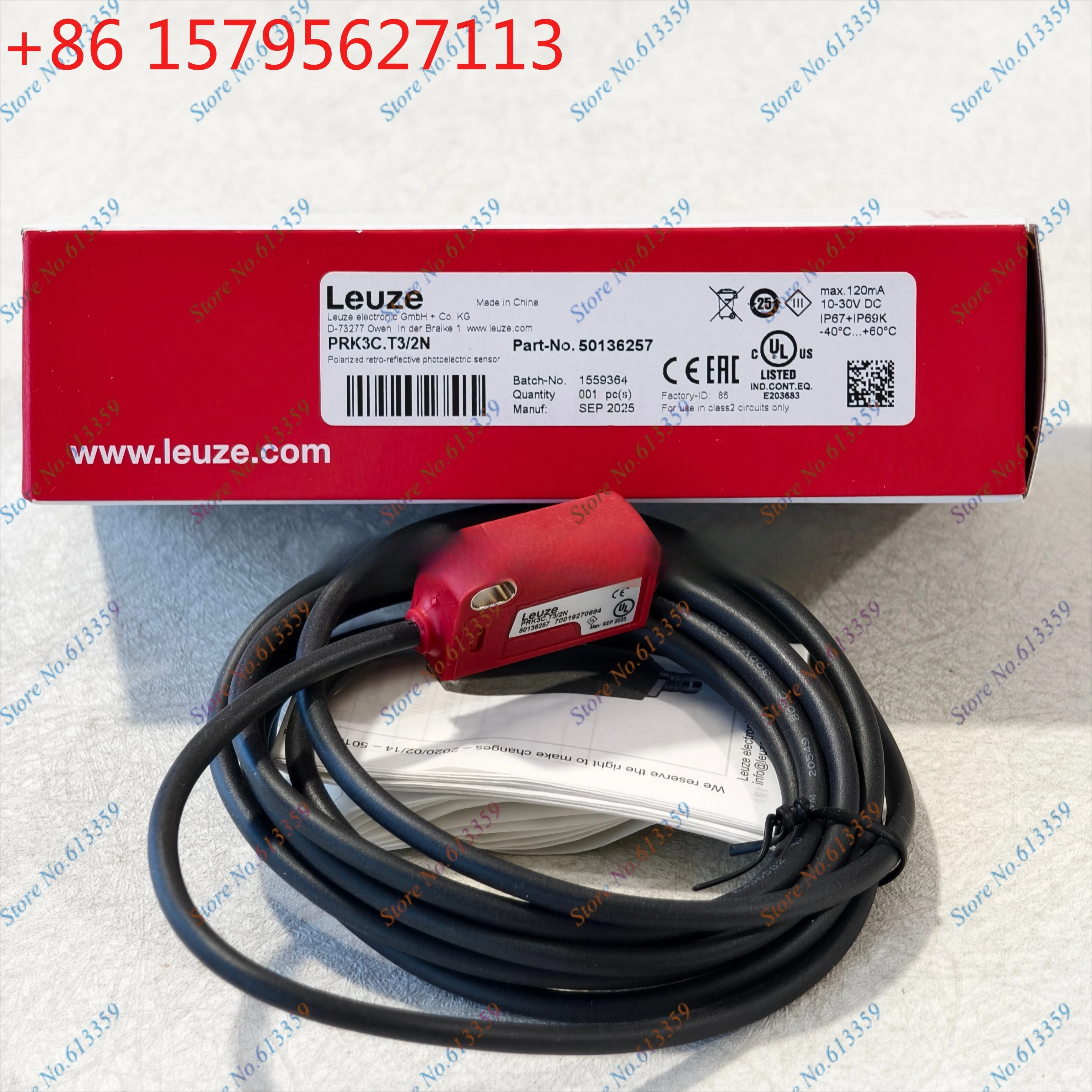 1PC LEUZE PRK3C.T3/2N 50136257 New Original Genuine Photoelectric Switch Sensors
1PC LEUZE PRK3C.T3/2N 50136257 New Original Genuine Photoelectric Switch Sensors