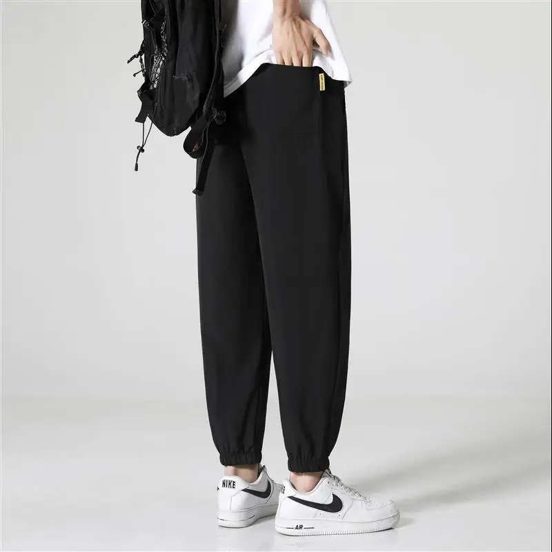 Ice Silk Qui Dry Summer Casual Pants Men's Loose Fit Youthful Sle Thin Footed Trousers Breathable Polyester Fiber
Ice Silk Qui Dry Summer Casual Pants Men's Loose Fit Youthful Sle Thin Footed Trousers Breathable Polyester Fiber