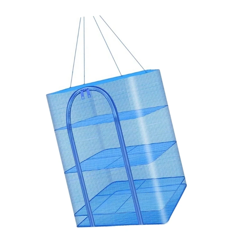 Hanging Drying Net with Zippers 4 Layer Folding Fish Drying Net Herb Drying Rack
Hanging Drying Net with Zippers 4 Layer Folding Fish Drying Net Herb Drying Rack