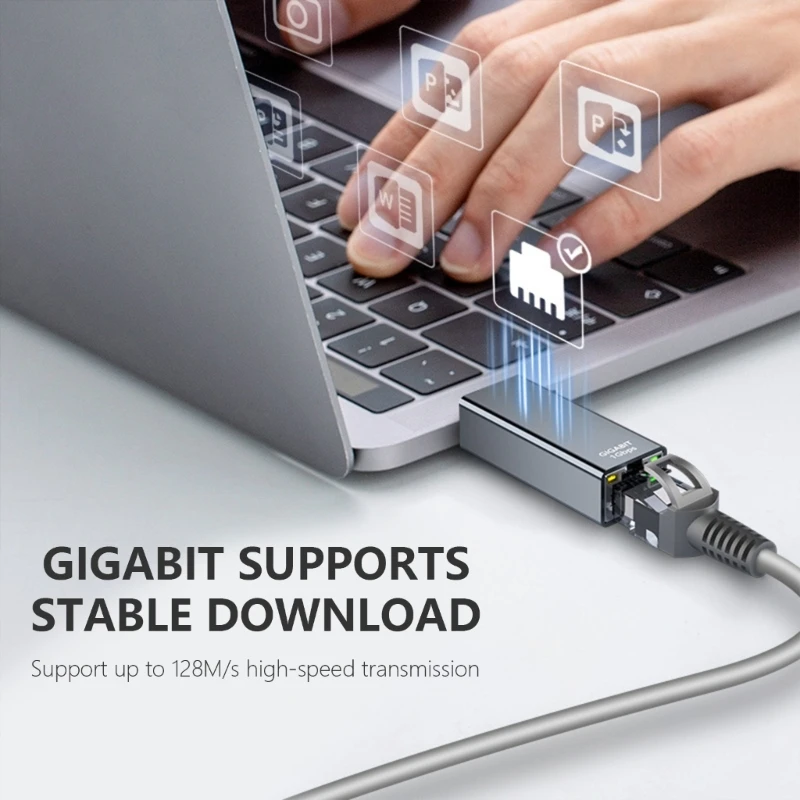 Адаптер локальной сети Ethernet, сетевой доступ 100 Мбит/с Адаптер USB/USB C к Ethernet
Адаптер локальной сети Ethernet, сетевой доступ 100 Мбит/с Адаптер USB/USB C к Ethernet