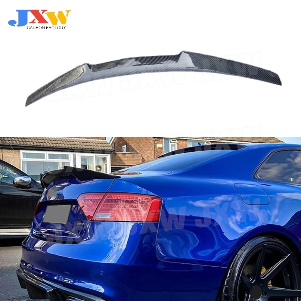 Carbon Fiber Rear Trunk Lip Spoiler Body Kits for Audi S5 B8 B8.5 Coupe 2011+ Car Accessories Rear Boot Wing FRP Decoration
Carbon Fiber Rear Trunk Lip Spoiler Body Kits for Audi S5 B8 B8.5 Coupe 2011+ Car Accessories Rear Boot Wing FRP Decoration