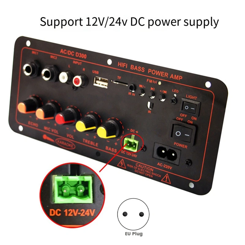 Новый Bluetooth5.0 аудио 300 Вт плата усилителя D300 сабвуфер двойной микрофон AMP Amplificatore модуль автомобильный медиаплеер вилка европейского стандарта
Новый Bluetooth5.0 аудио 300 Вт плата усилителя D300 сабвуфер двойной микрофон AMP Amplificatore модуль автомобильный медиаплеер вилка европейского стандарта
