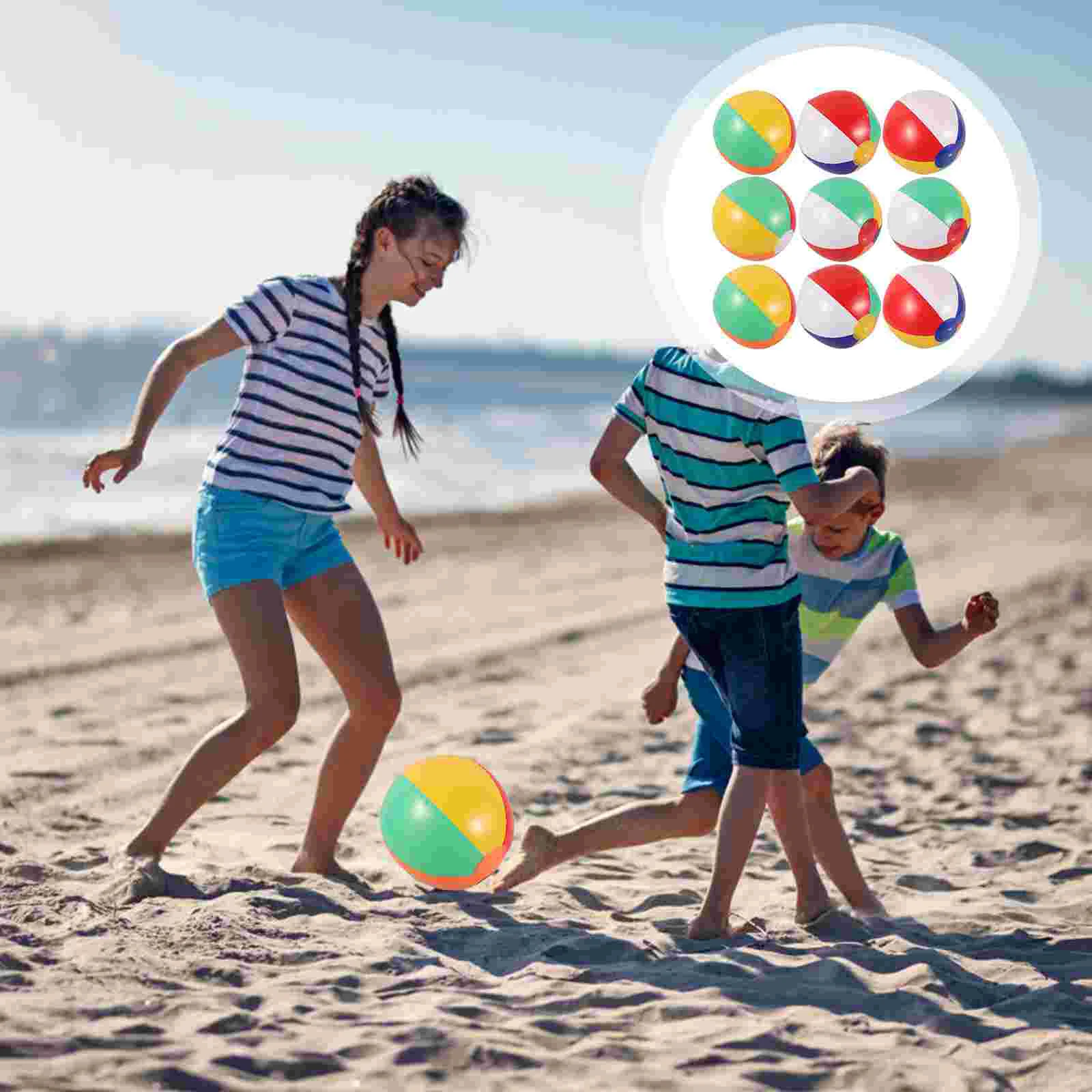 12 PCS Bulk Beach Ball Child Kids Toys Outdoor for Babies Pvc Summer Party Favors Sports
12 PCS Bulk Beach Ball Child Kids Toys Outdoor for Babies Pvc Summer Party Favors Sports