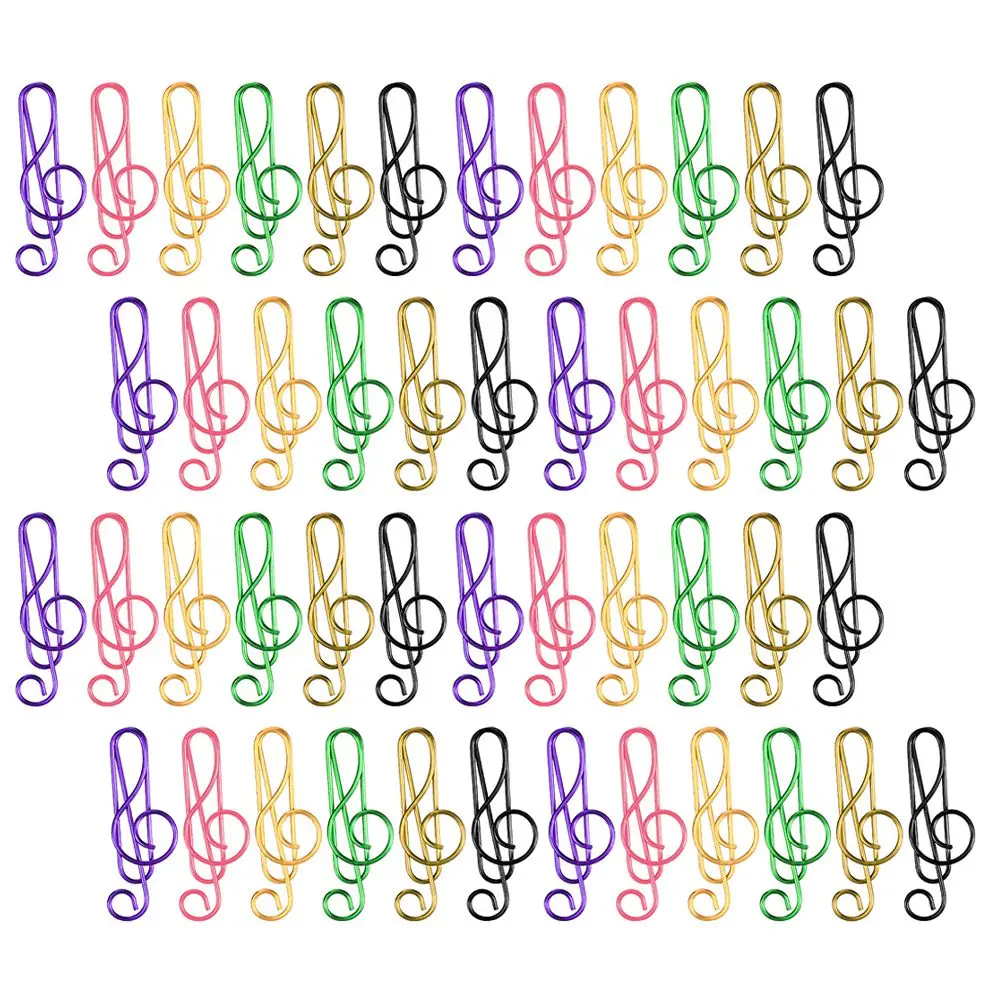 85 Pcs Colored Paper Clips Assorted Sizes Office Gifts Bookmark Metal Student Creative Music Note Shaped Stationery School
85 Pcs Colored Paper Clips Assorted Sizes Office Gifts Bookmark Metal Student Creative Music Note Shaped Stationery School
