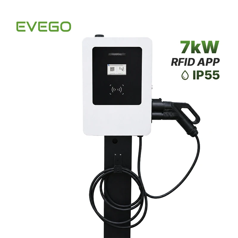 EVEGO New R&D Ocpp 1.6J Custom POS Payment CCS1/CCS2/GBT Commercial 5-Inch Touchscreen TUV CE Certified 7kW DC Fast Charger
EVEGO New R&D Ocpp 1.6J Custom POS Payment CCS1/CCS2/GBT Commercial 5-Inch Touchscreen TUV CE Certified 7kW DC Fast Charger