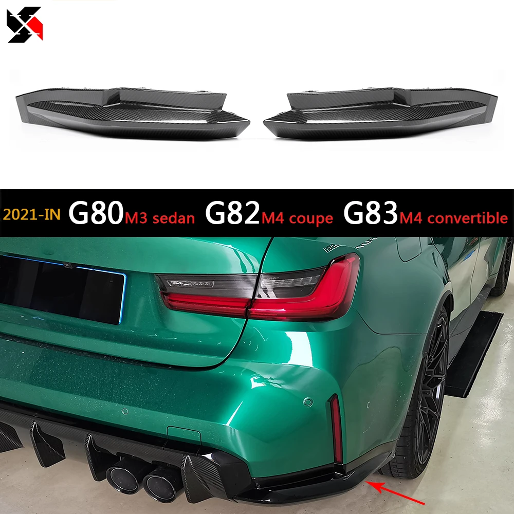 Real Dry Carbon Fiber Tech Rear Bumper Diffuser Splitters Spoiler Corner For BMW G80 M3 G82 G83 M4 2021-IN Car Accessories
Real Dry Carbon Fiber Tech Rear Bumper Diffuser Splitters Spoiler Corner For BMW G80 M3 G82 G83 M4 2021-IN Car Accessories