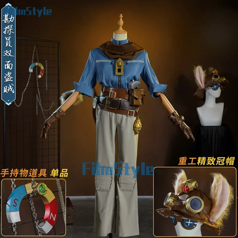 Identity Ⅴ Norton Campbell Prospector Cosplay Costume Hat Tail Scarf Gloves Props Glasses Halloween New Fashion Style Men Set
Identity Ⅴ Norton Campbell Prospector Cosplay Costume Hat Tail Scarf Gloves Props Glasses Halloween New Fashion Style Men Set