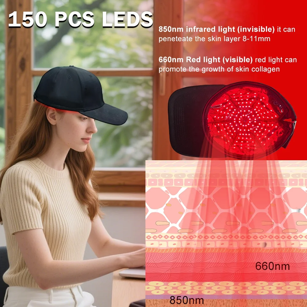 Hair Transplant Care Helmet Cap Medical Wavelength 40Hz Pulse Far Infrared Home Use Rechargeable Battery Red Light Therapy Hat
Hair Transplant Care Helmet Cap Medical Wavelength 40Hz Pulse Far Infrared Home Use Rechargeable Battery Red Light Therapy Hat