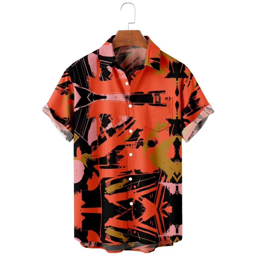 2022 new men's casual breathable short sleeve top fashion Lapel men's shirt Hawaii with beach Graffiti
2022 new men's casual breathable short sleeve top fashion Lapel men's shirt Hawaii with beach Graffiti