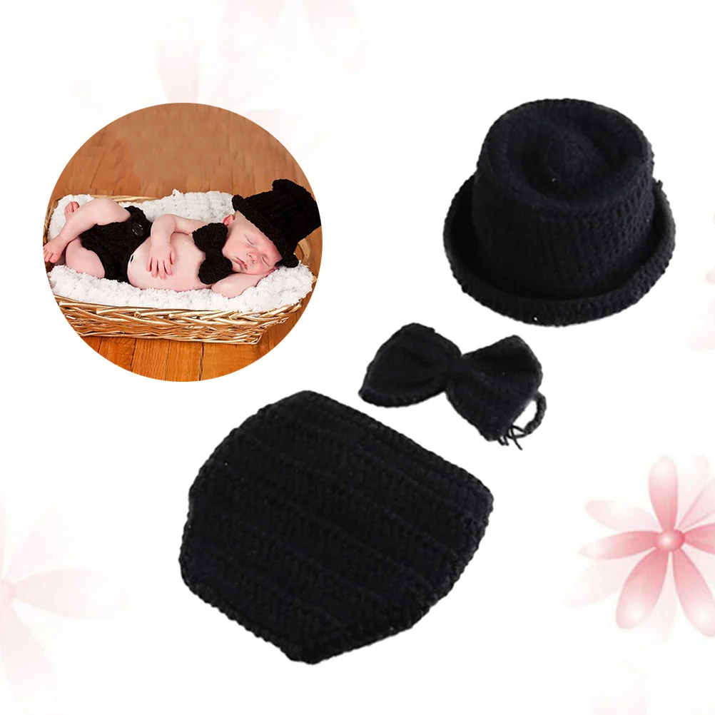 Newborn Baby Outfits Photo Props Black Gentleman Costume Exquisite Design for Memorable Shoots and Daily Dressing 
Newborn Baby Outfits Photo Props Black Gentleman Costume Exquisite Design for Memorable Shoots and Daily Dressing