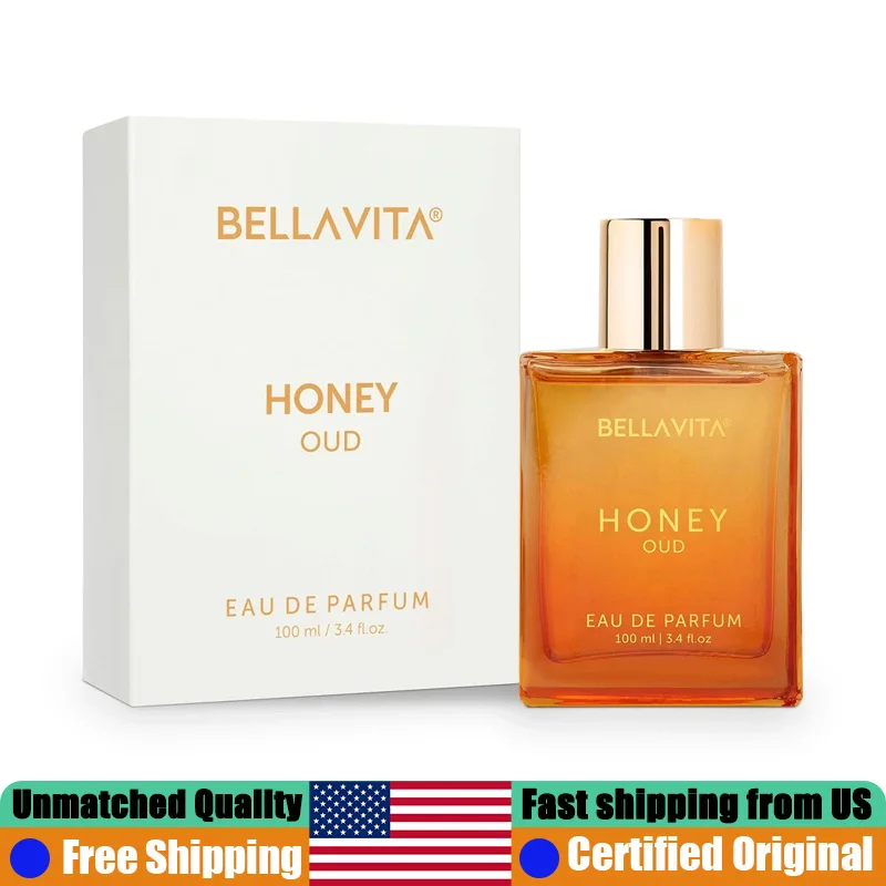 BellaVita Honey Oud Eau de Parfum 3.4 Ounce Original Arab Perfumes 100 ML Natural Lasting Oriental Oud Unisex Pheromones Cologne
BellaVita Honey Oud Eau de Parfum 3.4 Ounce Original Arab Perfumes 100 ML Natural Lasting Oriental Oud Unisex Pheromones Cologne