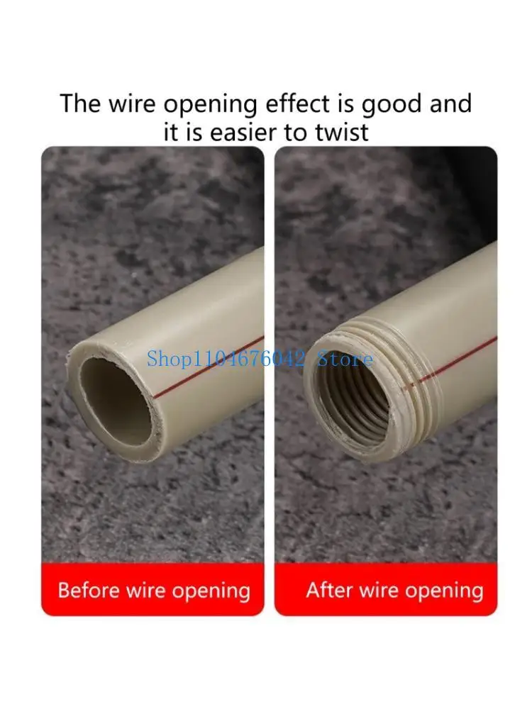 652F Carbon Steel Pipes Threading Tool Double Size 1/2Inch 3/4In Shank for Plumbing Projects
652F Carbon Steel Pipes Threading Tool Double Size 1/2Inch 3/4In Shank for Plumbing Projects