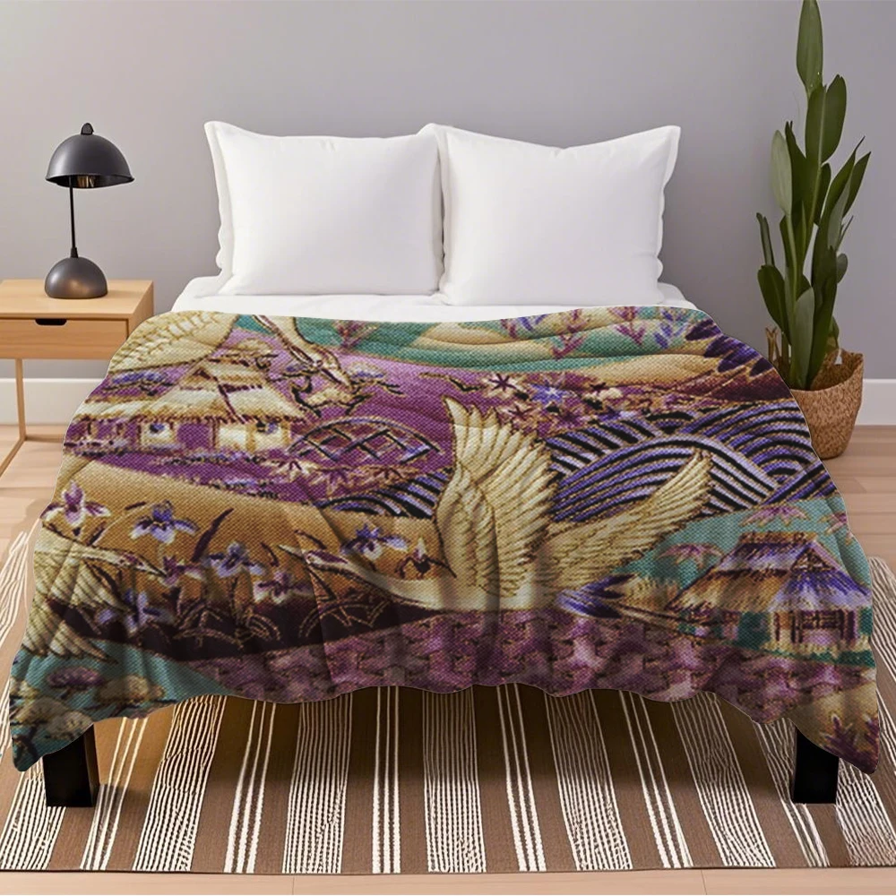 flannel Multi-use Blanket Japanese Crane kimono style embroidered pattern Bohemian throw bedsheet Wrinkle-resistant breathable
flannel Multi-use Blanket Japanese Crane kimono style embroidered pattern Bohemian throw bedsheet Wrinkle-resistant breathable
