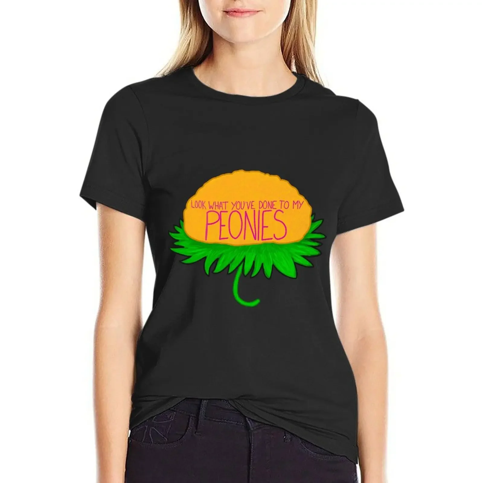 Look what you've done to my peonies T-Shirt tees plus sizes summer top tshirts woman
Look what you've done to my peonies T-Shirt tees plus sizes summer top tshirts woman