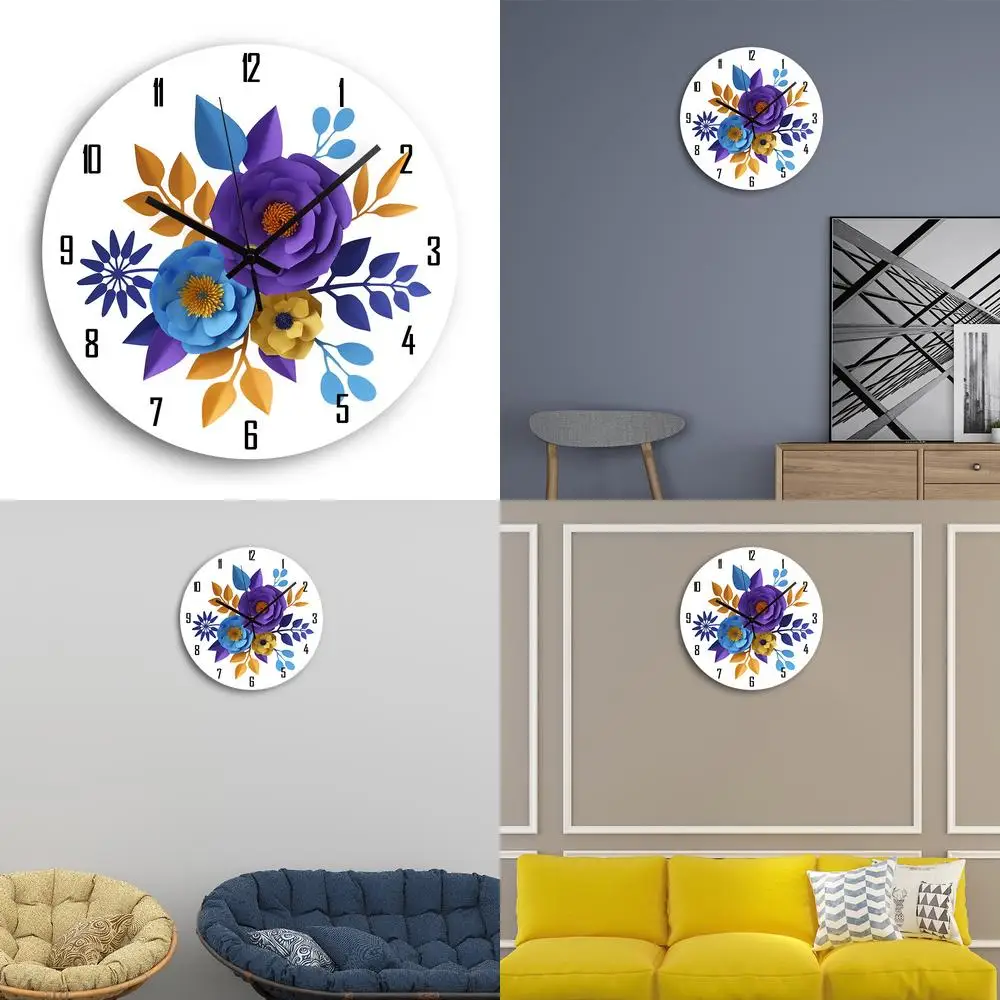 Floral Pattern Fashion Creative Romantic Aesthetic Acrylic Silent Wall Clock Living Room Quartz Clock
Floral Pattern Fashion Creative Romantic Aesthetic Acrylic Silent Wall Clock Living Room Quartz Clock