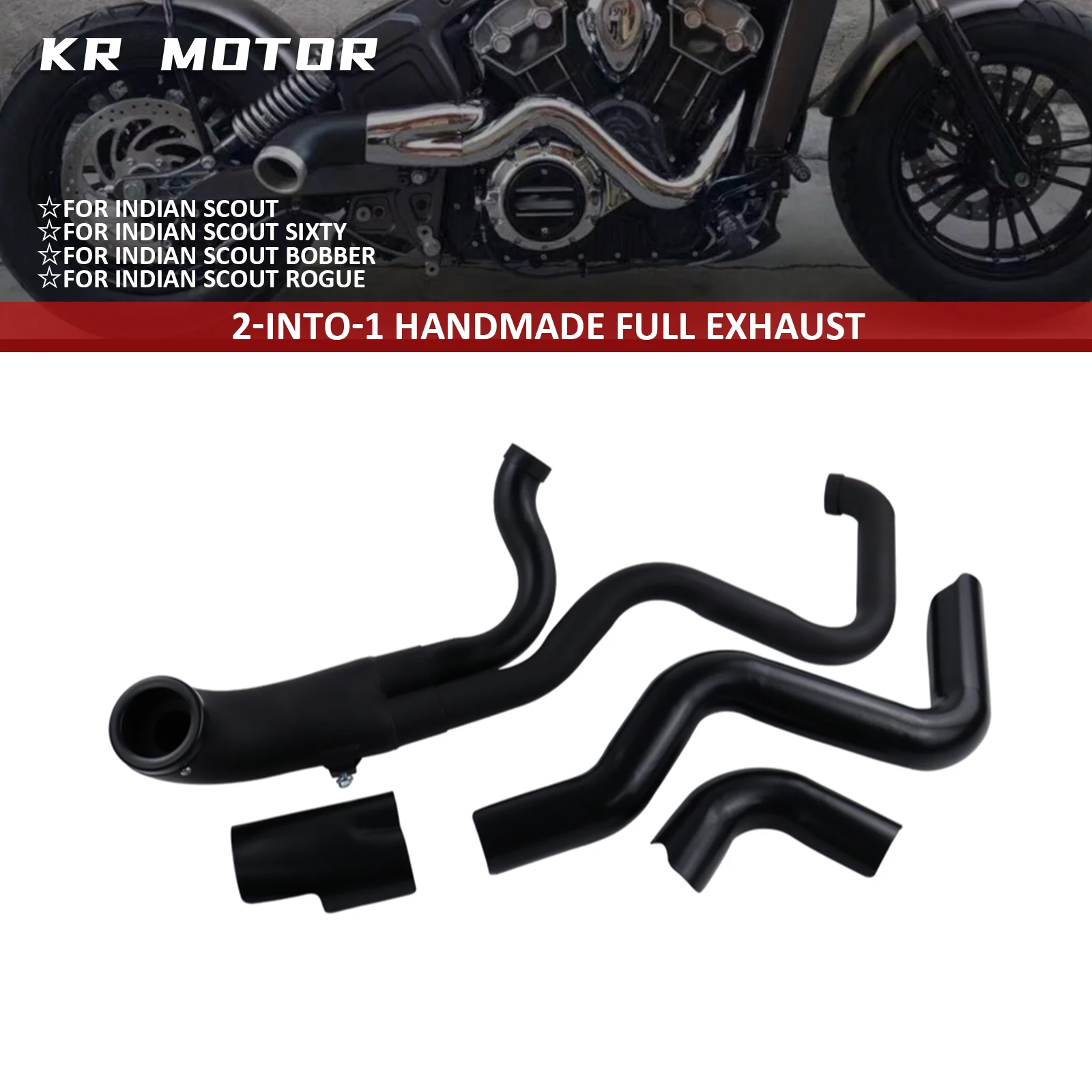 Подходит для Indian Scout Sixty Bobber Twenty Rogue 2015-2023, мотоцикл 2-в-1, полная выхлопная система ручной работы, глушитель DB, выхлоп
Подходит для Indian Scout Sixty Bobber Twenty Rogue 2015-2023, мотоцикл 2-в-1, полная выхлопная система ручной работы, глушитель DB, выхлоп