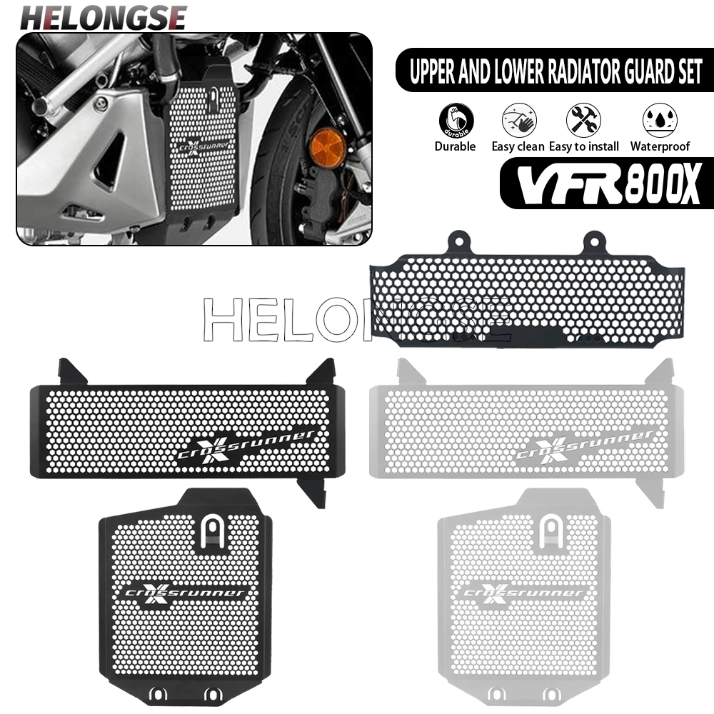 For Honda VFR800X VFR 800 X Crossrunner 2015 -2025 HELONGSE Oil Cooler Guard & Upper Lower Radiator Grille Protector Cover Set
For Honda VFR800X VFR 800 X Crossrunner 2015 -2025 HELONGSE Oil Cooler Guard & Upper Lower Radiator Grille Protector Cover Set