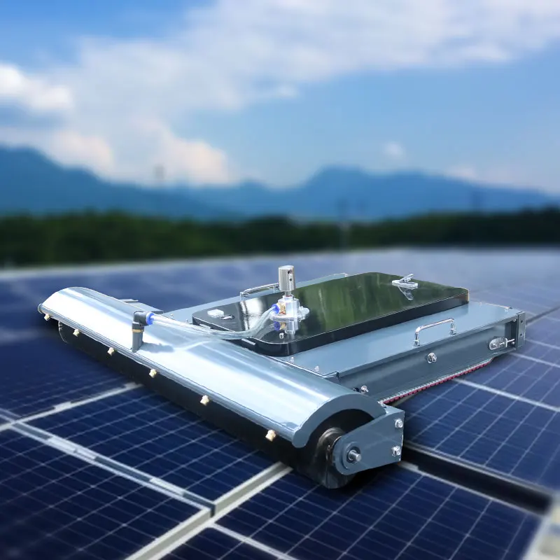 Fully Automatic Photovoltaic Power Robot Cleaner Solar Panels Wet Dry Dual-purpose Photovoltaic Panel Cleaning Machine
Fully Automatic Photovoltaic Power Robot Cleaner Solar Panels Wet Dry Dual-purpose Photovoltaic Panel Cleaning Machine