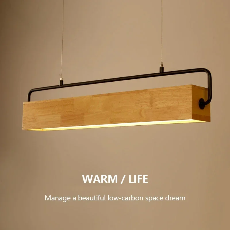 Modern Minimalist Home Decor Chandeliers Led Long Solid Wood Style Lamp for Dining Room Study Kitchen Island Lighting Fixtures
Modern Minimalist Home Decor Chandeliers Led Long Solid Wood Style Lamp for Dining Room Study Kitchen Island Lighting Fixtures