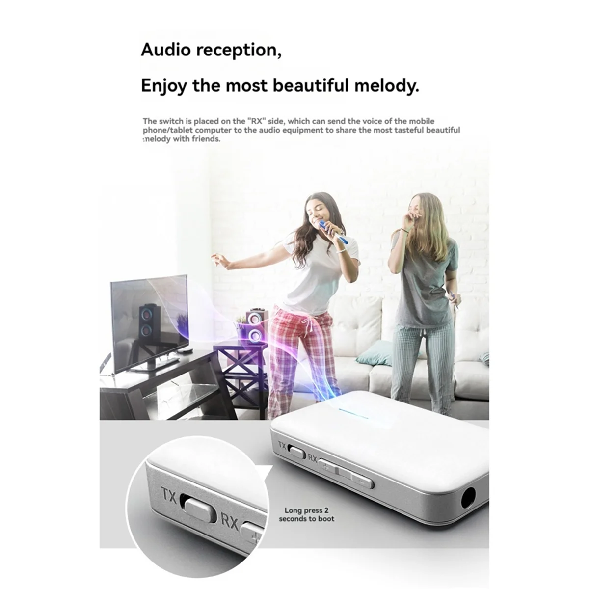 X12A 2-In-1 Bluetooth 5.3 Receiver Transmitter AUX Car Adapter Desktop Computer Old Speaker Old Speaker Amplifier Converter
X12A 2-In-1 Bluetooth 5.3 Receiver Transmitter AUX Car Adapter Desktop Computer Old Speaker Old Speaker Amplifier Converter