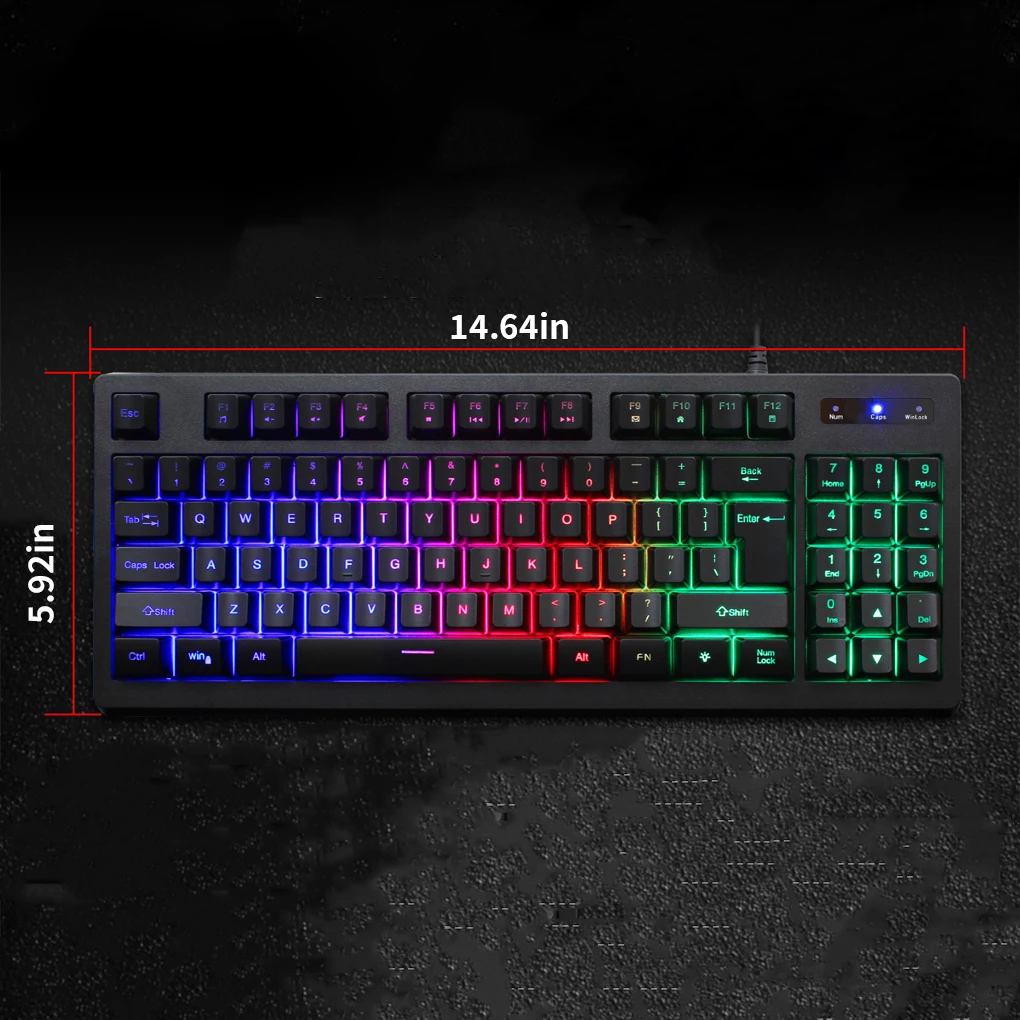 Luminous Mechanical Keyboard 89 Keys Home Office Work Notebook Desktop Laptop Key Board Replacement Gaming Upgrade
Luminous Mechanical Keyboard 89 Keys Home Office Work Notebook Desktop Laptop Key Board Replacement Gaming Upgrade