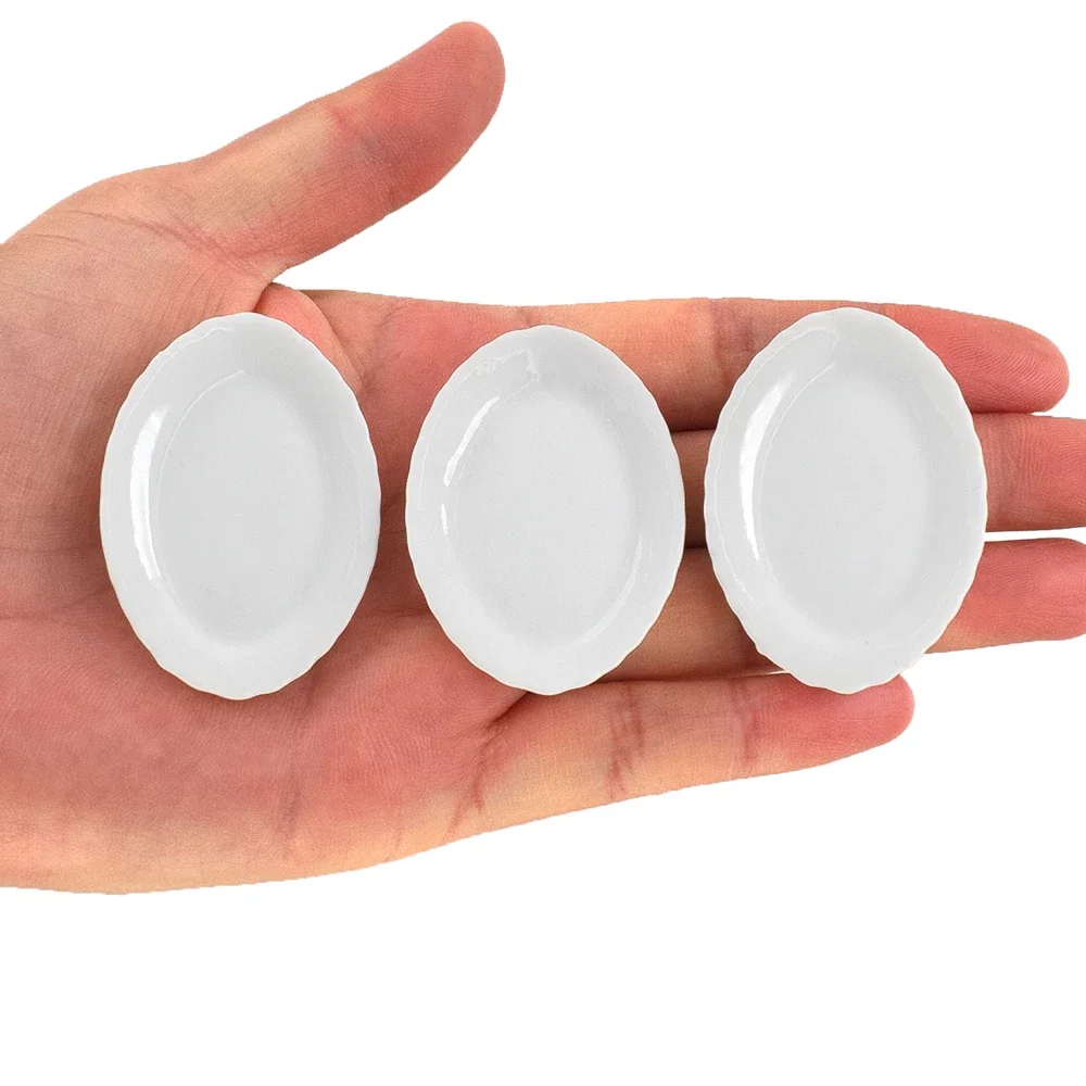 3Pcs 1/12 Doll House Miniature Ceramic Food Plate Simulation Kitchen Dish Model Toys for Mini Decoration Dollhouse Accessories
3Pcs 1/12 Doll House Miniature Ceramic Food Plate Simulation Kitchen Dish Model Toys for Mini Decoration Dollhouse Accessories