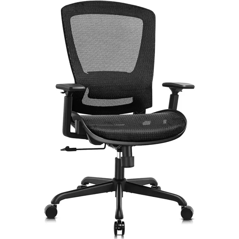 Ergonomic Mesh Office Chair,Sturdy Task Chair- Adjustable Lumbar Support&Armrests,Computer Chair,Tilt Function,Comfort Wide Seat
Ergonomic Mesh Office Chair,Sturdy Task Chair- Adjustable Lumbar Support&Armrests,Computer Chair,Tilt Function,Comfort Wide Seat