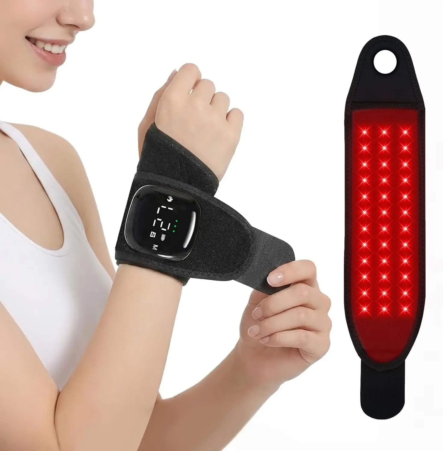 Portable Red Light Therapy Hand Massager with Heat & Vibration for Wrist, Ankle, Neck Relief
Portable Red Light Therapy Hand Massager with Heat & Vibration for Wrist, Ankle, Neck Relief