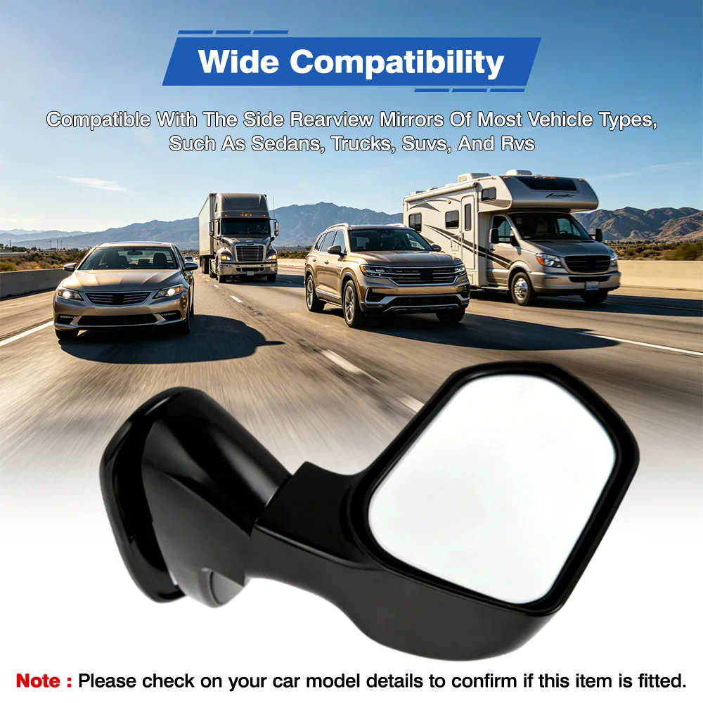 Universal For Car SUV Truck Left / Right Hood Mounted Convex Auxiliary Mirror Adjustable Wide Angle Blind Spot Rear View Mirror
Universal For Car SUV Truck Left / Right Hood Mounted Convex Auxiliary Mirror Adjustable Wide Angle Blind Spot Rear View Mirror