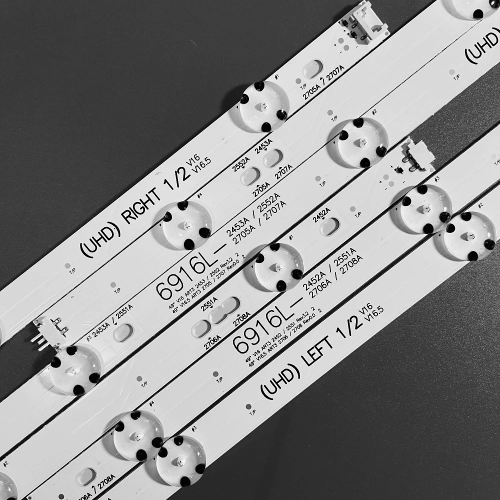 Светодиодная лента для подсветки для LG 49LH570V 49LH590V 49LJ58300W 49LW55S 49UH594 Bars 49 "V16 V16.5 ART3 2552 2705 Rev3.2 2 6916L-2705A
Светодиодная лента для подсветки для LG 49LH570V 49LH590V 49LJ58300W 49LW55S 49UH594 Bars 49 "V16 V16.5 ART3 2552 2705 Rev3.2 2 6916L-2705A