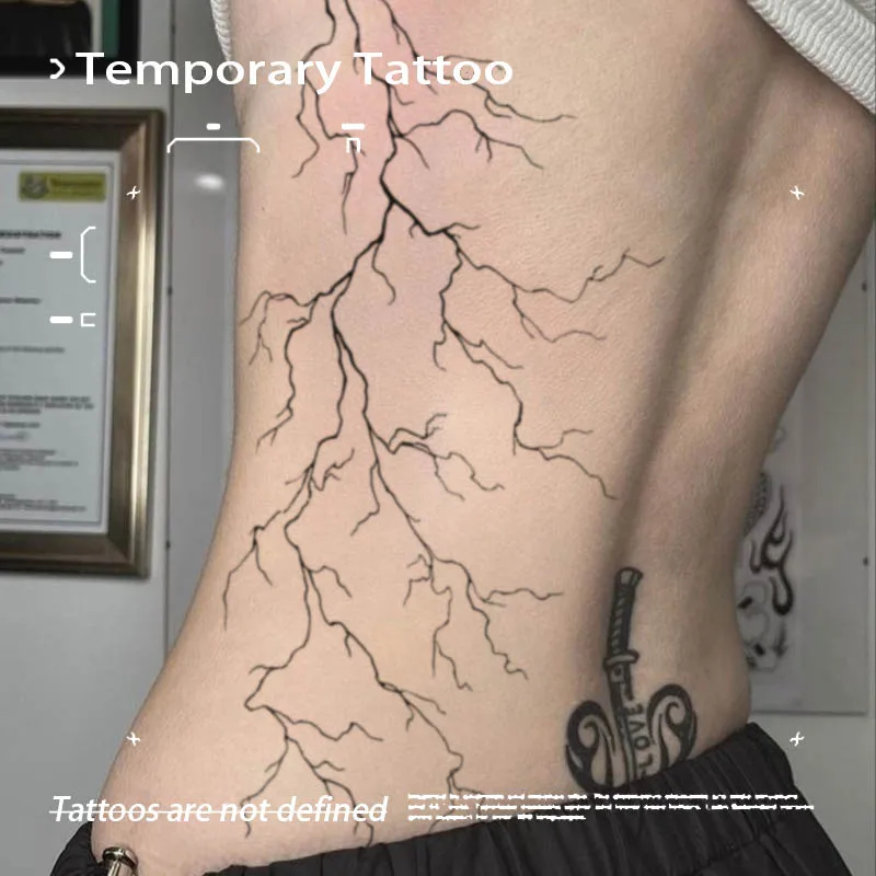 Fake Tattoo Minimalist Thin Line Lightning Herbal Juice Sticker Temporary Tattoos Novelty in Toys for the Best Adolescents Tatoo
Fake Tattoo Minimalist Thin Line Lightning Herbal Juice Sticker Temporary Tattoos Novelty in Toys for the Best Adolescents Tatoo