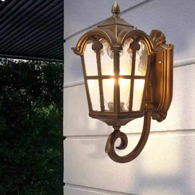 Retro Roman Style Wall Lamp Copper Balcony Terrace Lights Villa Courtyard Light Door Columns Sides Main Gate Wall Lights
Retro Roman Style Wall Lamp Copper Balcony Terrace Lights Villa Courtyard Light Door Columns Sides Main Gate Wall Lights