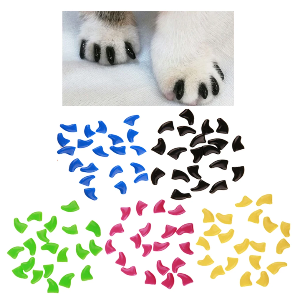 100pcs Pet Lovely Pet Paw Claw Control Nail Protector for Cat and Dog Size S (Assorted Color)
100pcs Pet Lovely Pet Paw Claw Control Nail Protector for Cat and Dog Size S (Assorted Color)