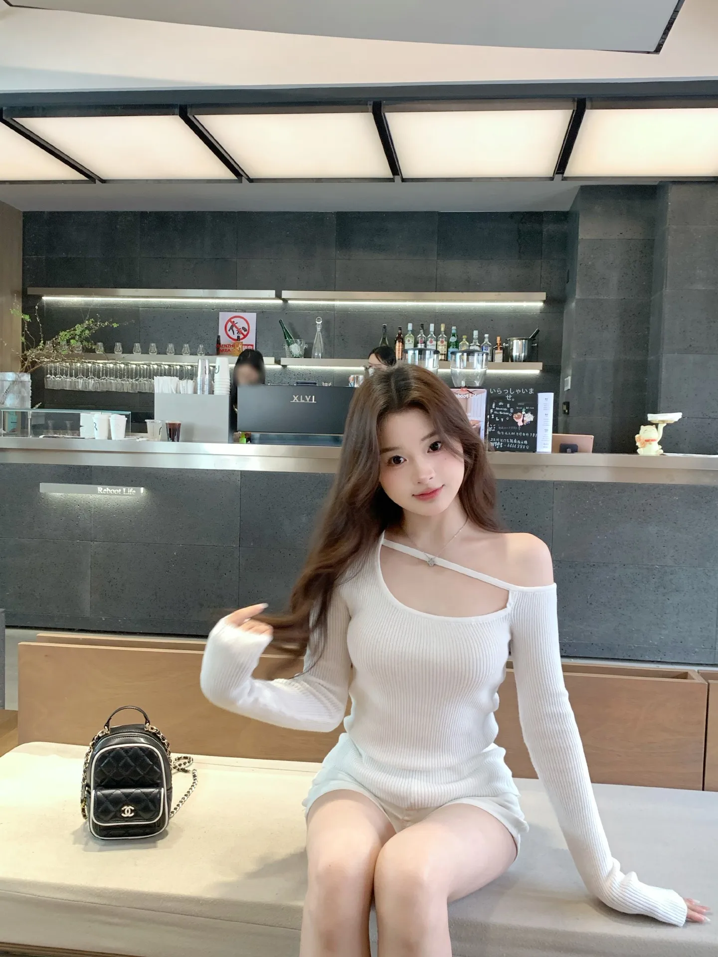 Banan Women's White Wool Knitted oulder Bared Slim Fit Top Early Spring Faion Gentle Sle Long Sve Pure Color Inner Wear
Banan Women's White Wool Knitted oulder Bared Slim Fit Top Early Spring Faion Gentle Sle Long Sve Pure Color Inner Wear