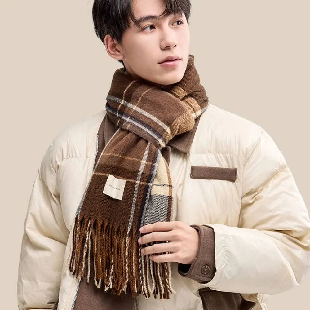 Windproof Tassel Plaid Wool Scarf Retro Green Plush Long Shawl Wool Scarves Cashmere Shawl Cape Wraps Women/Men
Windproof Tassel Plaid Wool Scarf Retro Green Plush Long Shawl Wool Scarves Cashmere Shawl Cape Wraps Women/Men