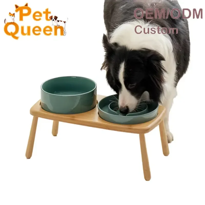 2025 New Eco-Friendly Anti-Slip Special Design Ceramic Slow Feeder Pot Dog & Cat Bowls Slow Feeding Bowl Stand for Small
2025 New Eco-Friendly Anti-Slip Special Design Ceramic Slow Feeder Pot Dog & Cat Bowls Slow Feeding Bowl Stand for Small