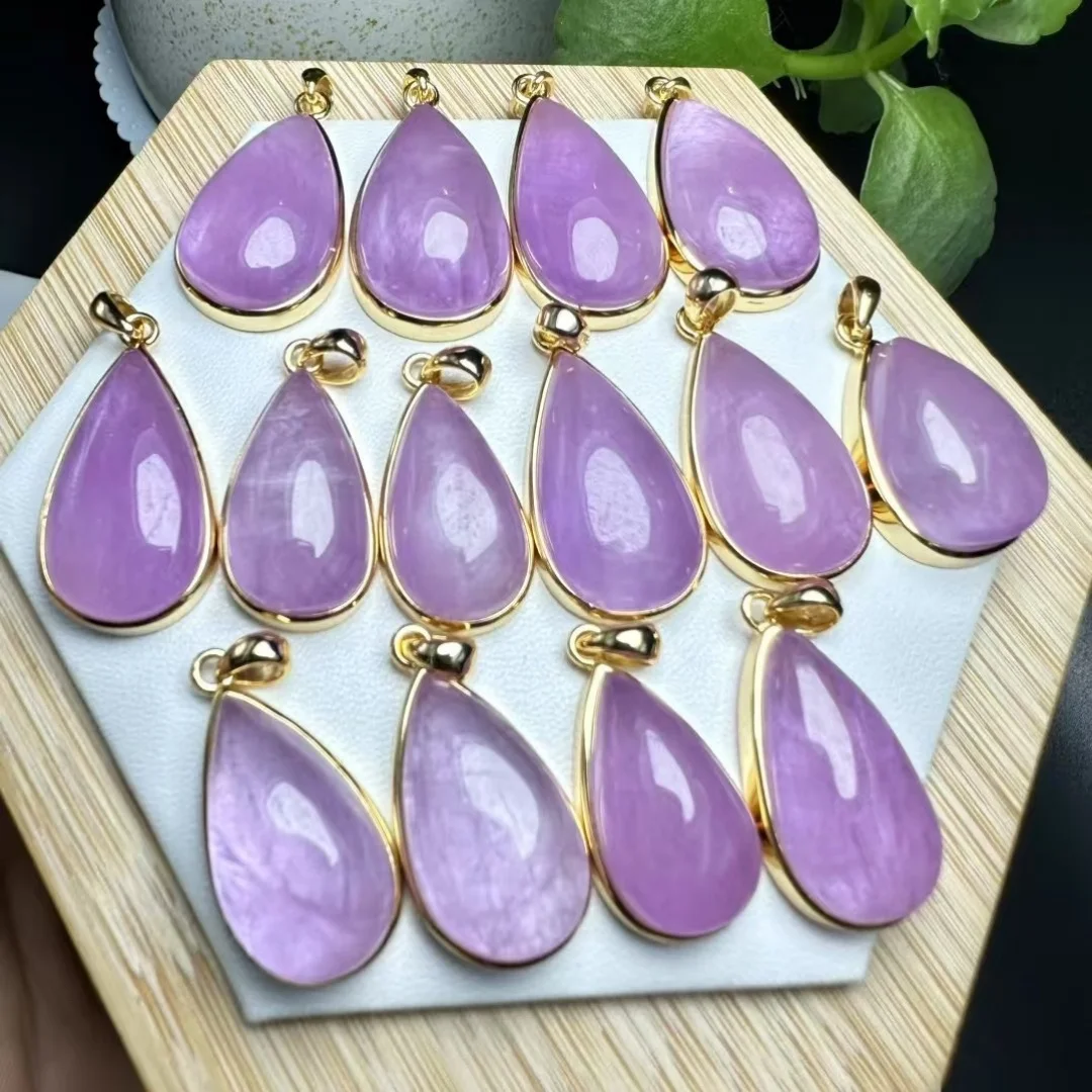 1 Pc Fengbaowu Natural Kunzite Water Drop Pendant 925 Sterling Silver Reiki Healing Stone Fashion Jewelry For Women
1 Pc Fengbaowu Natural Kunzite Water Drop Pendant 925 Sterling Silver Reiki Healing Stone Fashion Jewelry For Women