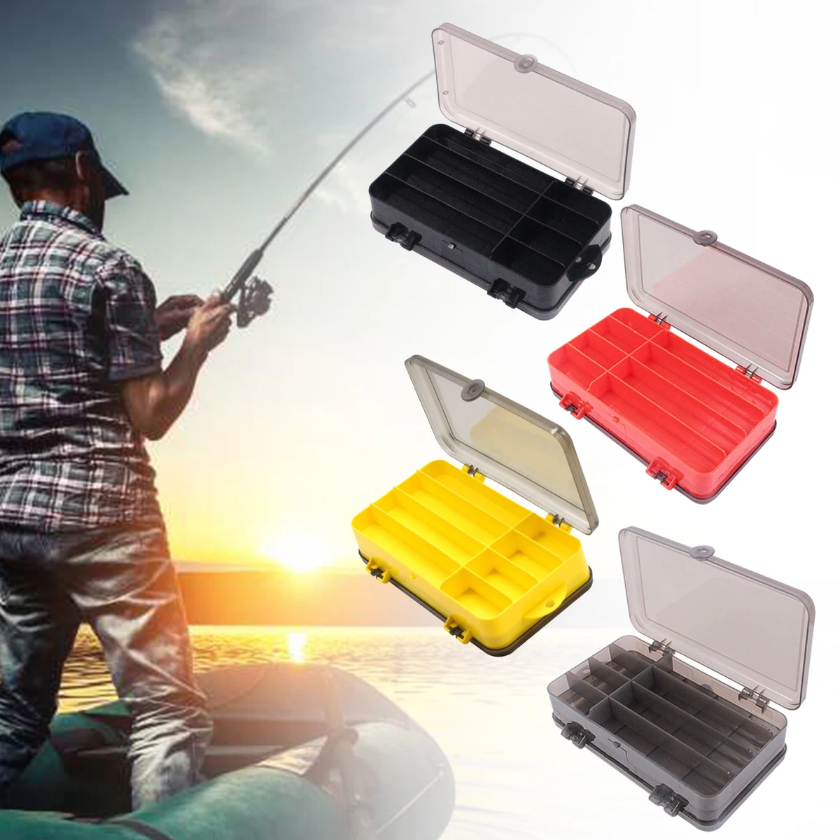 Durable Double - Sided Fishing Bait Box: Eco - friendly, Large Capacity, EVA Shell for Anti - Pressure & Waterproofing
Durable Double - Sided Fishing Bait Box: Eco - friendly, Large Capacity, EVA Shell for Anti - Pressure & Waterproofing