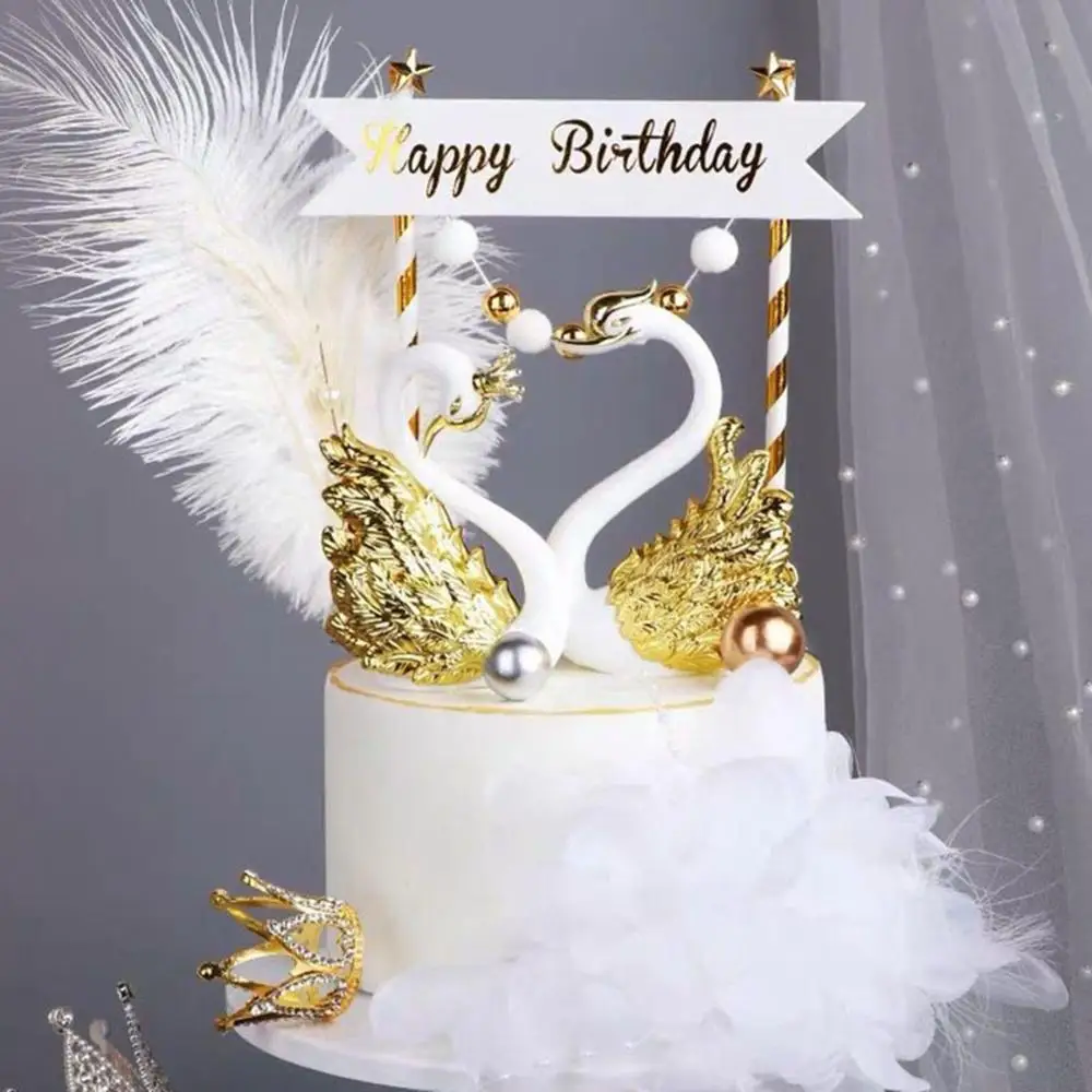 Lover DIY Decorative Table Romantic Baking Decoration Cake Topper Miniatures Anniversary Ornament Swan Figurine
Lover DIY Decorative Table Romantic Baking Decoration Cake Topper Miniatures Anniversary Ornament Swan Figurine