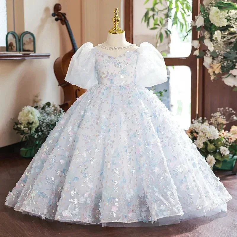New Sequin Elegant Wedding Kids Formal Occasion Dress for Little Girls Luxury Long Evening Gowns Children Pageant Party Dresses
New Sequin Elegant Wedding Kids Formal Occasion Dress for Little Girls Luxury Long Evening Gowns Children Pageant Party Dresses