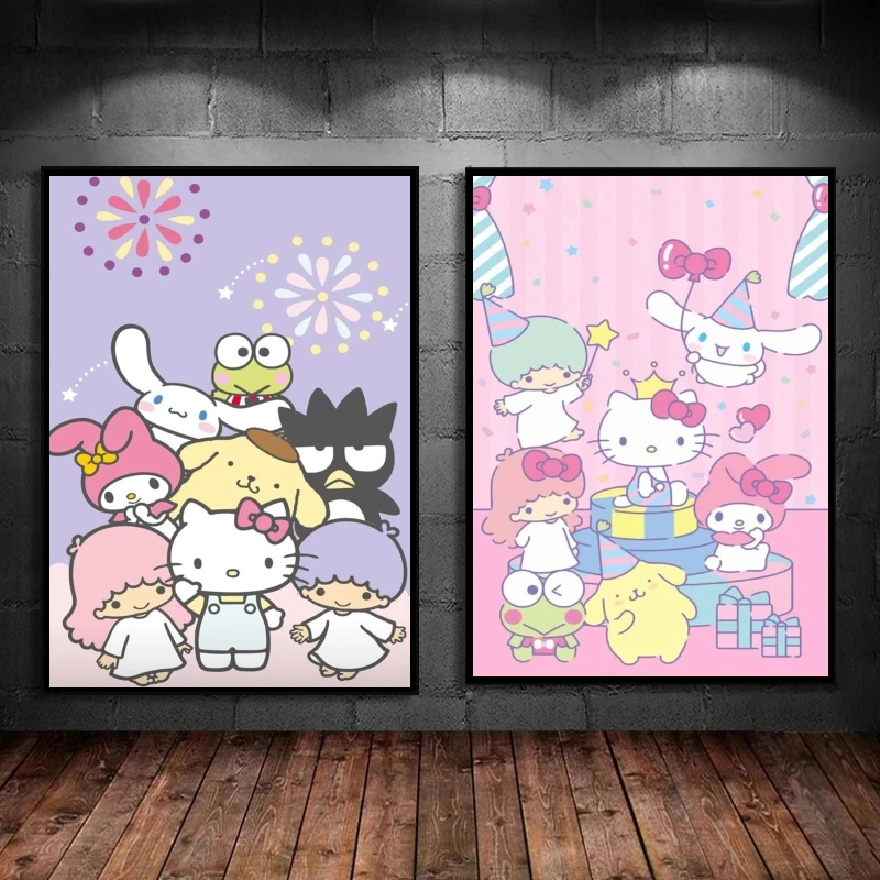 Canvas Poster Hello Kittys Children's Room Wall Art Decoration Wall Art Best Gift Decor Gifts Cartoon Character Picture
Canvas Poster Hello Kittys Children's Room Wall Art Decoration Wall Art Best Gift Decor Gifts Cartoon Character Picture