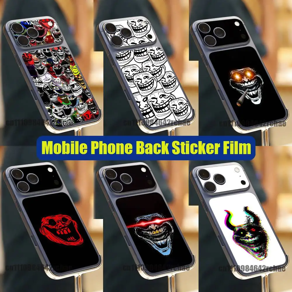 For Funny Troll face Trollface iPhone 17 Pro Max Phone Back Sticker Film Decal Skin Wrap DIY Custom Stickers Full Cover
For Funny Troll face Trollface iPhone 17 Pro Max Phone Back Sticker Film Decal Skin Wrap DIY Custom Stickers Full Cover