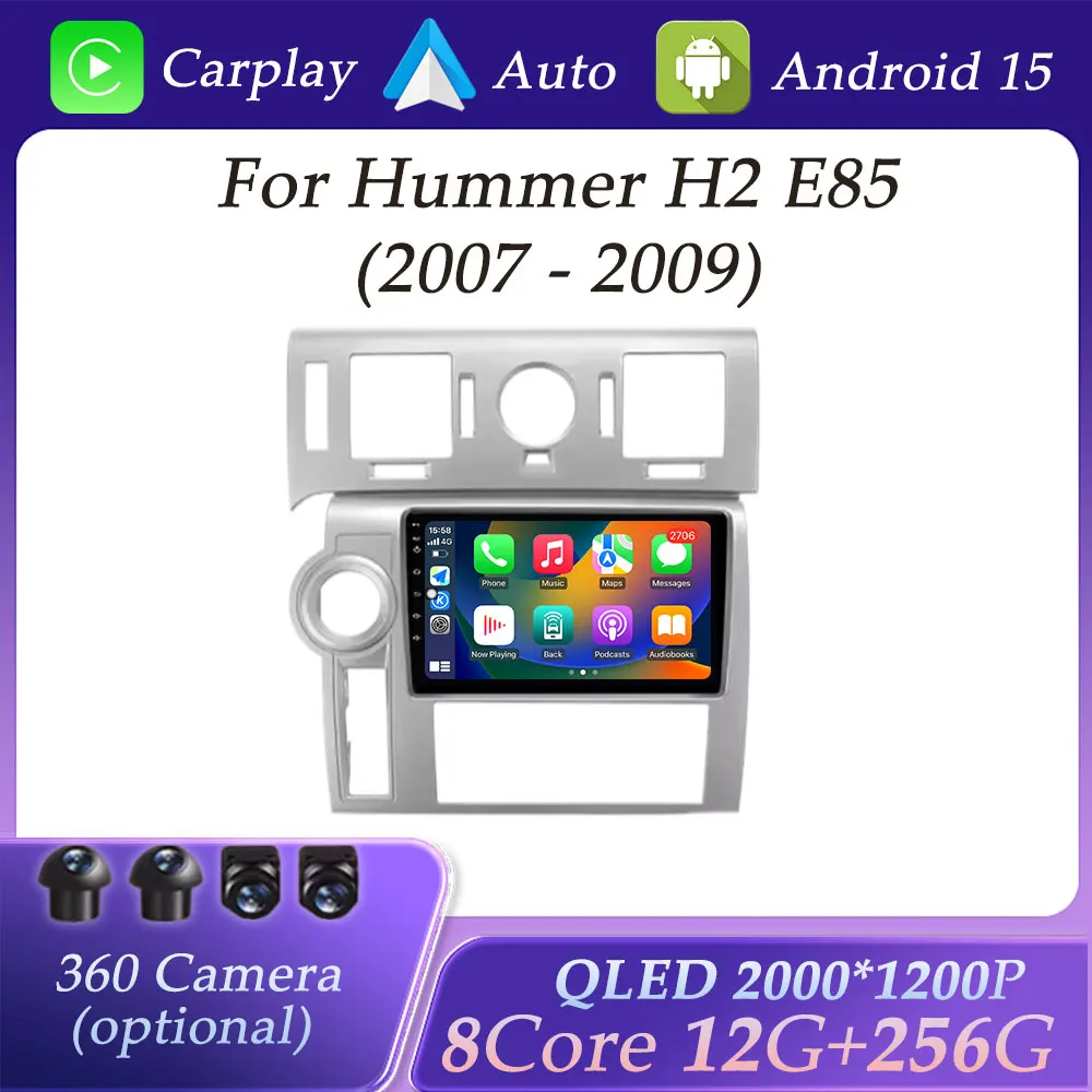 Автомобильный радиоприемник, видео-мультимедийный плеер для Hummer H2 E85 2007-2009 GPS-навигация DSP Стерео Wi-Fi Беспроводной Carplay QLED Экран BT
Автомобильный радиоприемник, видео-мультимедийный плеер для Hummer H2 E85 2007-2009 GPS-навигация DSP Стерео Wi-Fi Беспроводной Carplay QLED Экран BT