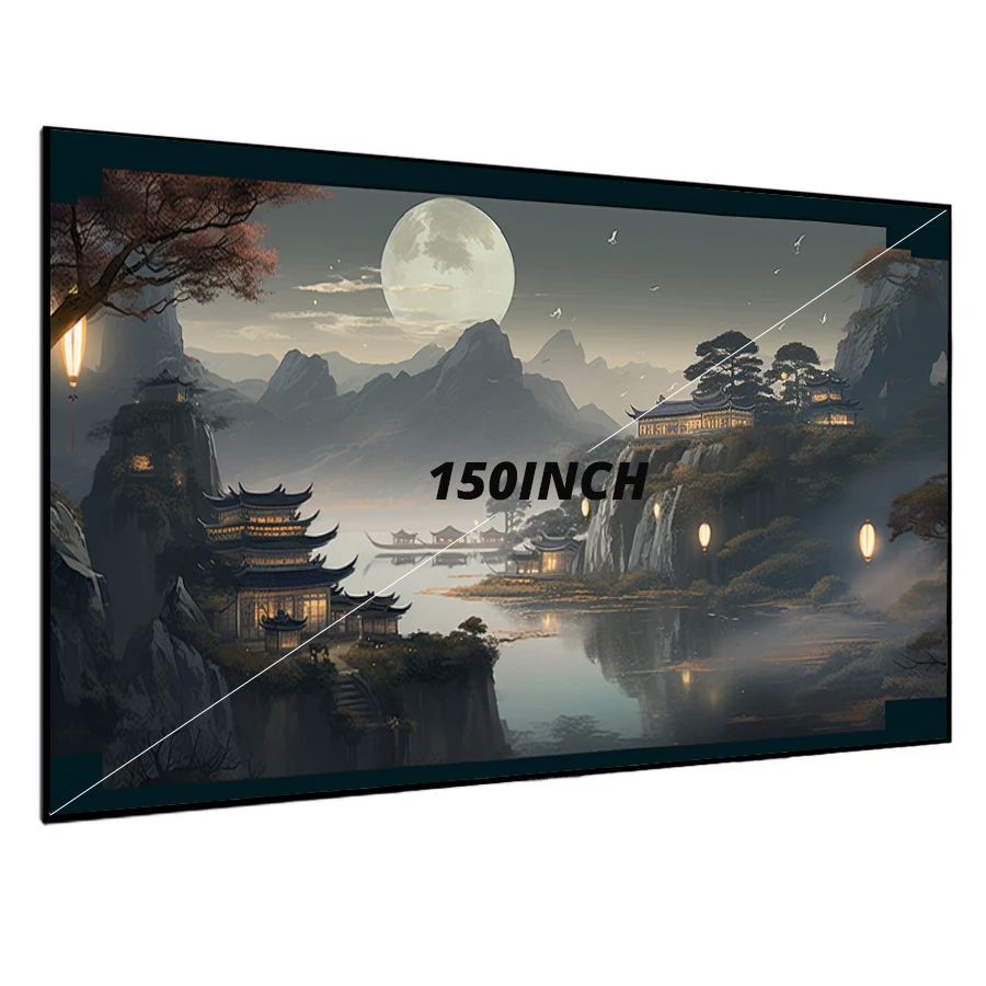 YuTong alr projection screen 120inch 4k black obsidian Fixed frame projector screen Ambient Light Rejecting for long throw video
YuTong alr projection screen 120inch 4k black obsidian Fixed frame projector screen Ambient Light Rejecting for long throw video