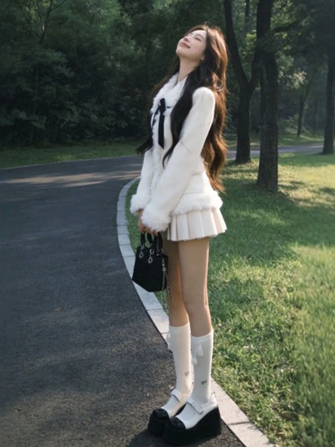 Spring 2026 Anti-Aging Cute Small Size Two-Piece Set Women's Faion Casual Comfortable Skirt And Top Ensemble High Waist o...
Spring 2026 Anti-Aging Cute Small Size Two-Piece Set Women's Faion Casual Comfortable Skirt And Top Ensemble High Waist o...