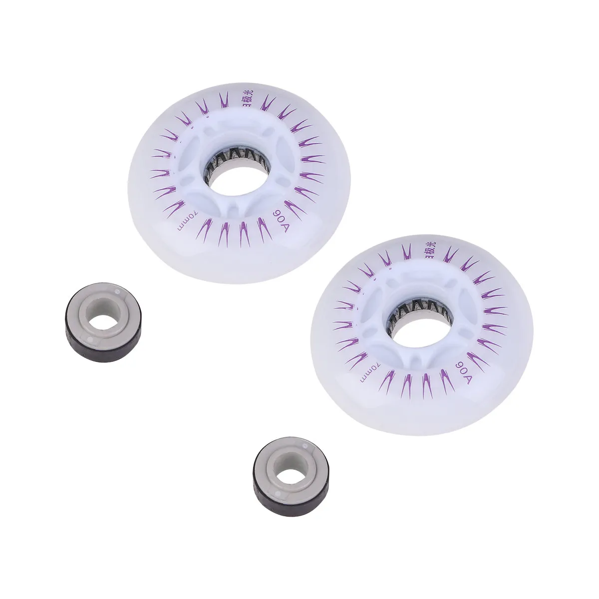 2Pcs 76Mm PU Roller Skating Wheels 90A Hardness Grippy Outdoor Wheels with Changeable LED Light for Inline Skates Night Skating
2Pcs 76Mm PU Roller Skating Wheels 90A Hardness Grippy Outdoor Wheels with Changeable LED Light for Inline Skates Night Skating