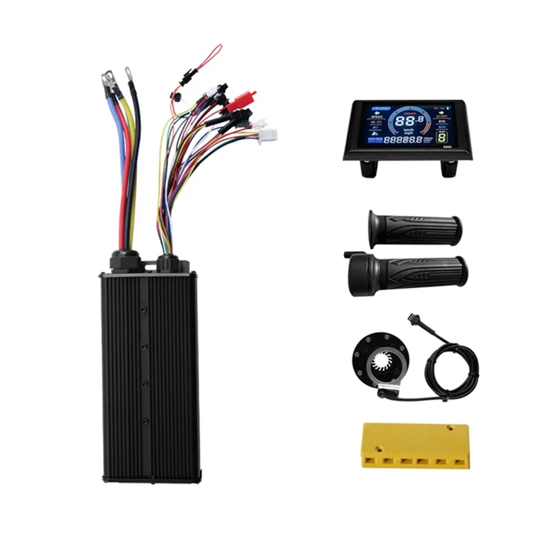 S966 Display+ 20X Full Throttle+ KT 8 48V-72V 100A 24-Tube 3 Mode Controller For Electric Scooter Modification
S966 Display+ 20X Full Throttle+ KT 8 48V-72V 100A 24-Tube 3 Mode Controller For Electric Scooter Modification