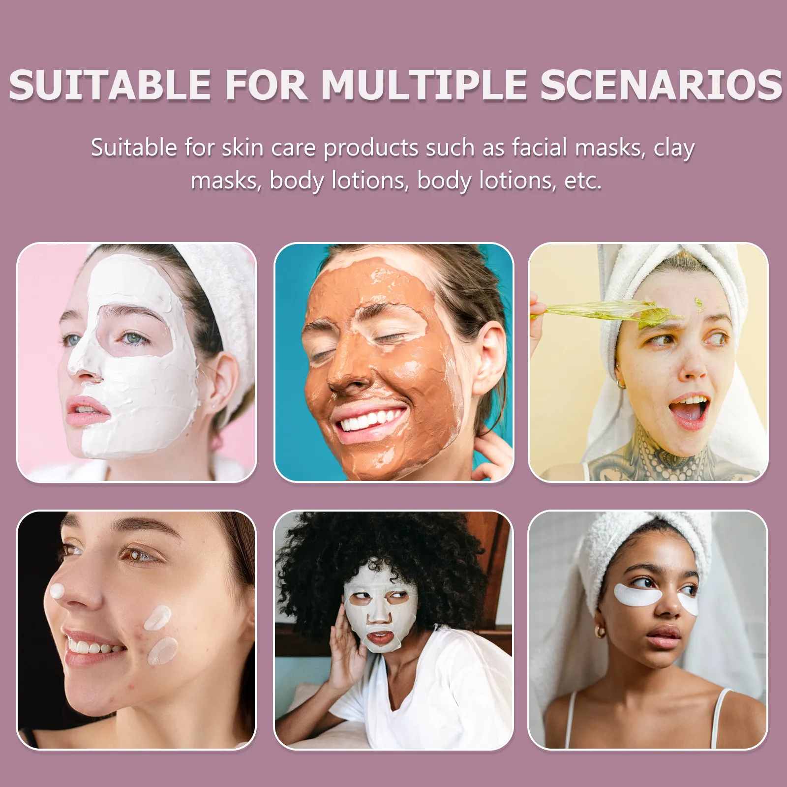 Набор из 3 силиконовых кистей-стикеров для смешивания косметики: для масок, лосьонов, кремов, DIY-клея, косметических средств. Легко моются.
Набор из 3 силиконовых кистей-стикеров для смешивания косметики: для масок, лосьонов, кремов, DIY-клея, косметических средств. Легко моются.